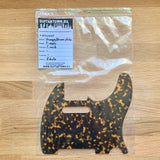 T-style Guitar Pickguard T-neck PU - Orange/Brown flake Solid Italian Tortoise [#N1A034P]