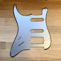 S-style Guitar Pickguard HSS - Yellow/Brown flake Solid Italian Tortoise [#N1A005P]