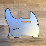 T-style Guitar Pickguard T-neck PU - Yellow/Brown flake Solid Italian Tortoise [#N1A002P]
